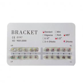 Bracket System Orthodontic Bondable Metal Roth Mbt Edgewise